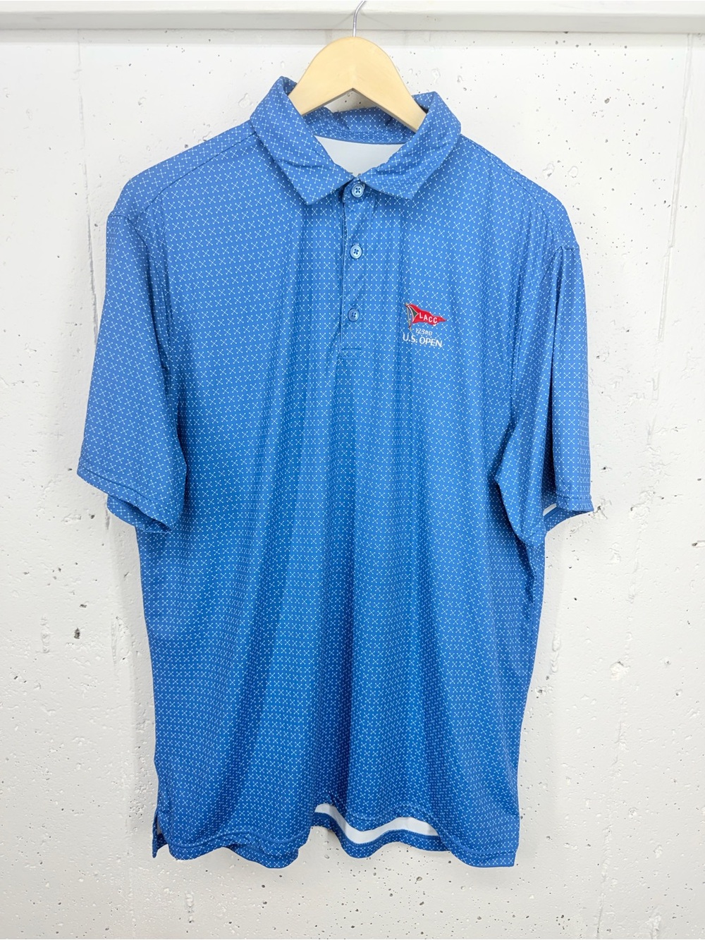 1764 Golf Men’s size Large Los Angeles County Club The 123rd U.S Open Polo Shirt